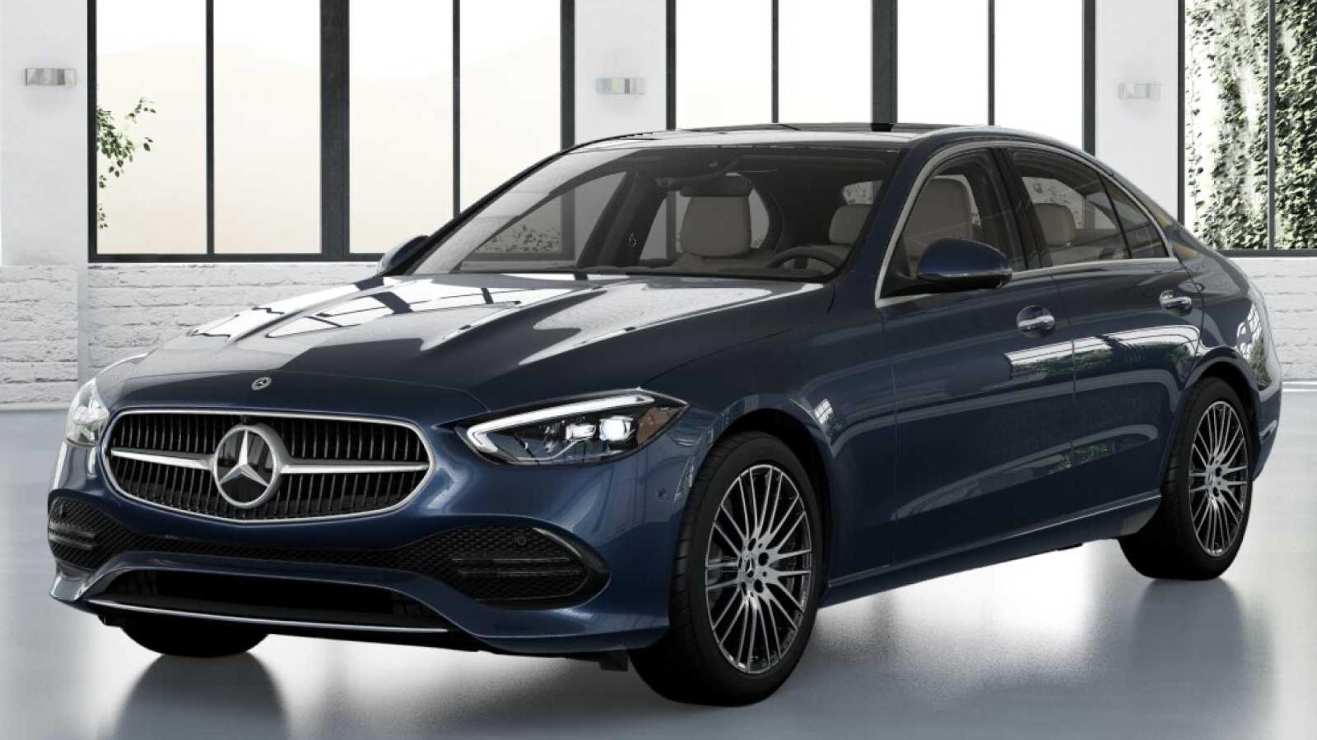 مرسيدس C300 2025 – أسود فاخر